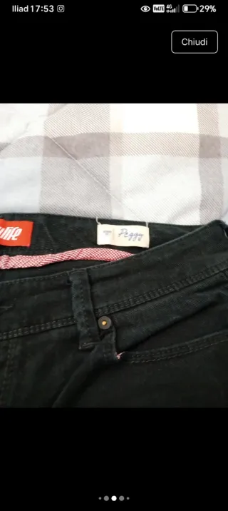 Jeans skinny vita bassa donna neri