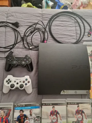 Ps3 completa 27 juegos 2 mandos perfecto estado