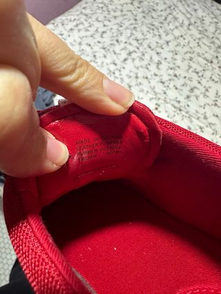 Zapatillas Michael Kors Rojas y Blancas