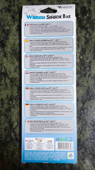 Barra Sensor Inalámbrica Wii / Wii U Subsonic