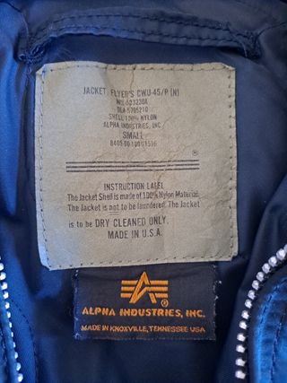 Cazadora Alpha Industries CWU-45