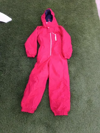 Mono de esquí rojo talla 10