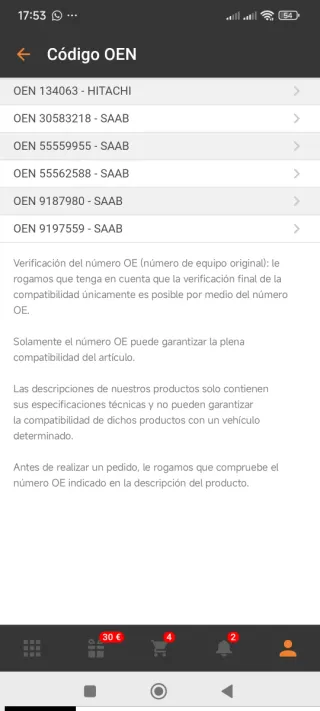 Bobinas de encendido Saab 9-5