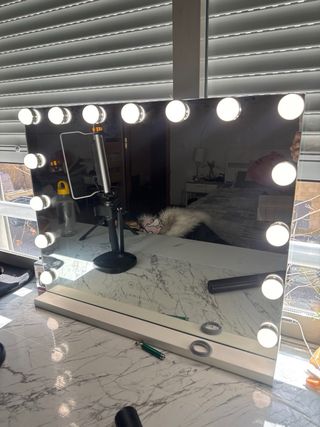 Specchio trucco con luce