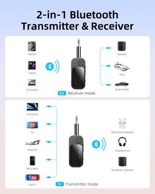 Transmisor receptor Bluetooth 5.4 jack 3.5