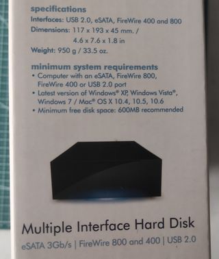 carcasa disco duro LaCie Quadra