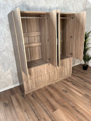 Armario 4 puertas con espejos! Nuevos"!