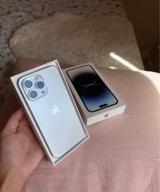 iphone 14 pro max, blanco 128gb 85% salud de bater