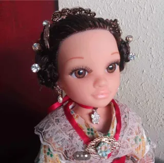 Traje de Fallera para Muñeca Nanci