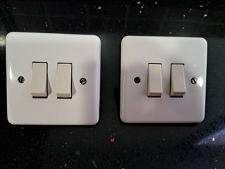 2 Interruptores Antiguos Años 70 Marca BJC