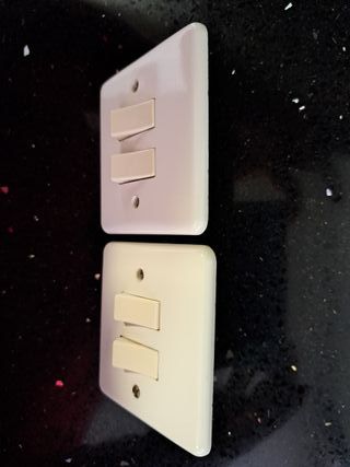 2 Interruptores Antiguos Años 70 Marca BJC