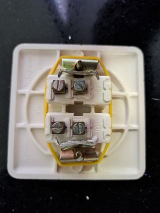 2 Interruptores Antiguos Años 70 Marca BJC