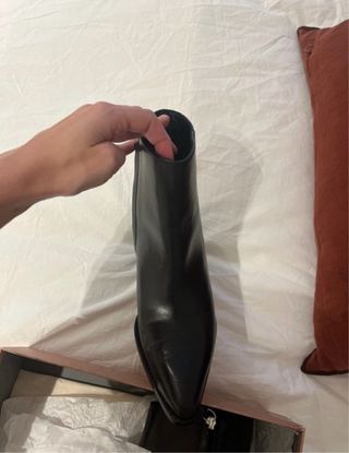 Botines Mint & Rose Negros Piel Mujer