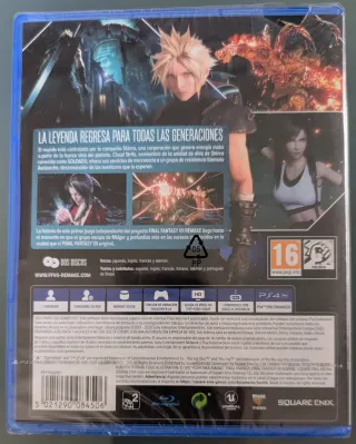Final Fantasy VII Remake PS4 Precintado
