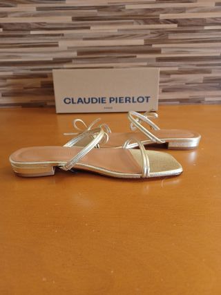 Sandalias CLAUDIE PIERLOT doradas talla 39