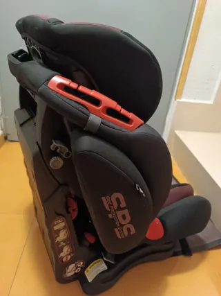 Silla 123 Be Cool Thunder negro/morado