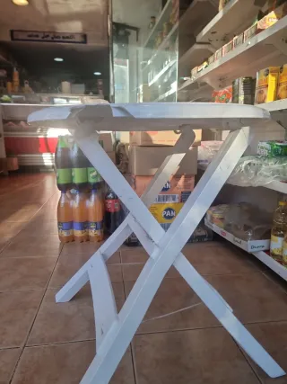 MESA RESINA EXTERIOR BLANCA