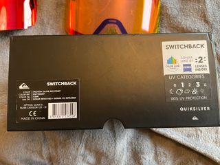 QuikSilver switchback NOVO Ski Neve Snowboard