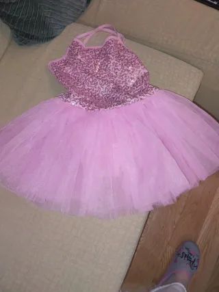 Disfraz Bailarina Rosa Tutú Brillante