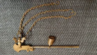 Bascula o balanza romana antigua rustica vintage