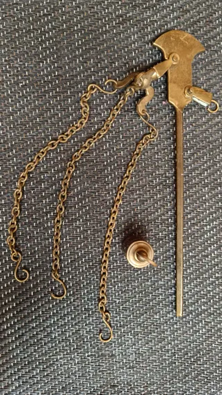 Bascula o balanza romana antigua rustica vintage