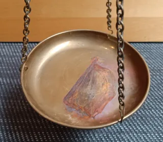 Bascula o balanza romana antigua rustica vintage