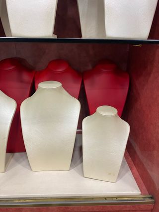 Espositori per Gioielli Beige e Rosso