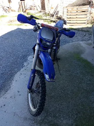 Gas Gas Enduro Moto Azul