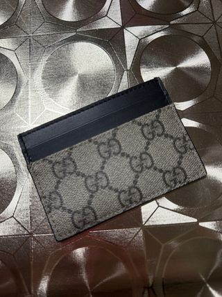 Portacarte Gucci Beige/Marrone