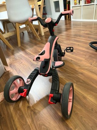 Triciclo evolutivo GLOBBER 4 en 1 rosa