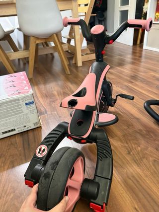 Triciclo evolutivo GLOBBER 4 en 1 rosa