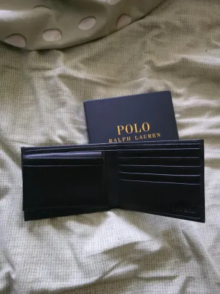 Bolsa viaje cartera lujo Ralph Lauren Piel Granula