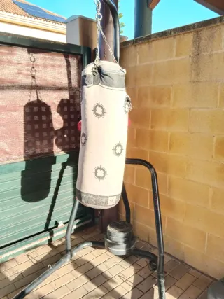 Estructura saco de boxeo