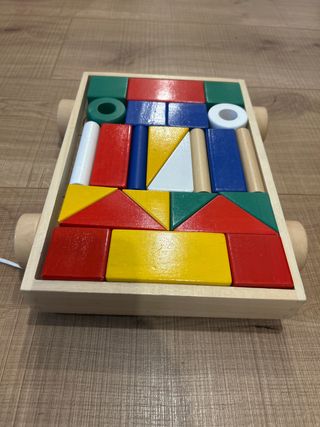 Bloques de Construcción Madera Infantil