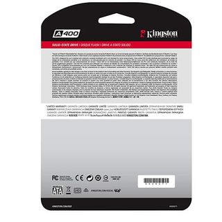 Disco Duro interno Kingston A400 240GB Sata 3