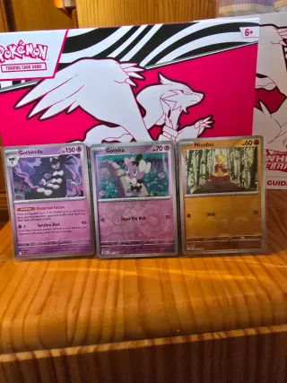 Cartas Pokémon holo+poke ball