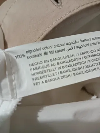 Camicia oversize in cotone con tasche XS Bershka