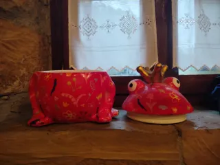 Bombonera o joyero Rana