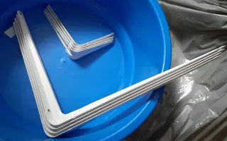 12 Soportes Estante Metal Blanco