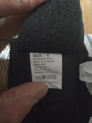 Guantes Portero Niño Talla 6 EFAH Sports