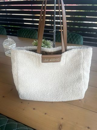 Bolso Love Moschino , tote bag reversible