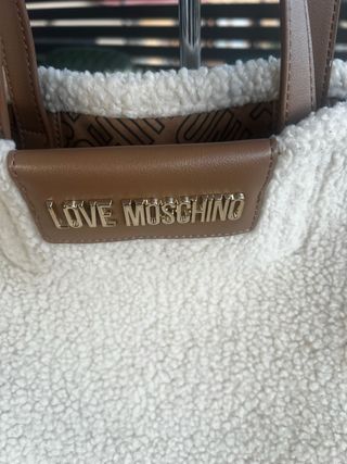 Bolso Love Moschino , tote bag reversible