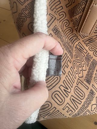 Bolso Love Moschino , tote bag reversible