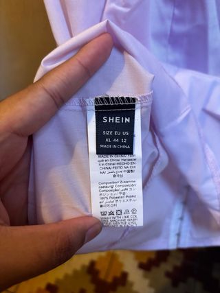 Blusa casual XL rosa palido