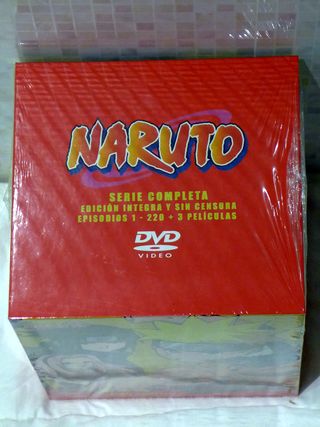 Naruto Serie Completa Monster Box DVD NUEVA