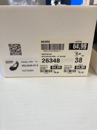 Zapatos de salón de mujer talla 38.