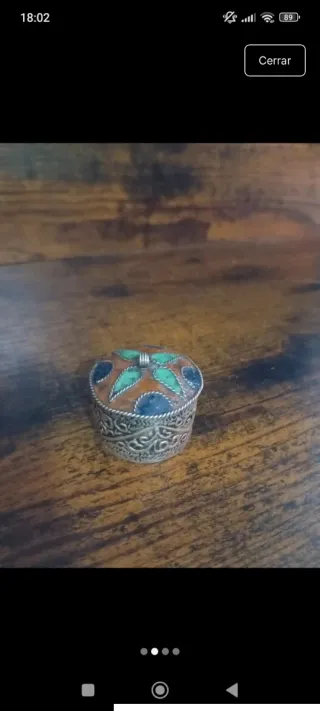 Cajita/Pastillero Vintage Marruecos