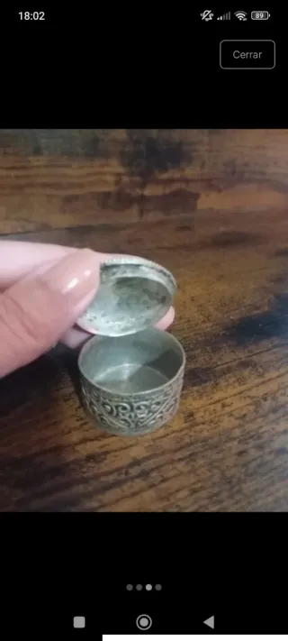 Cajita/Pastillero Vintage Marruecos