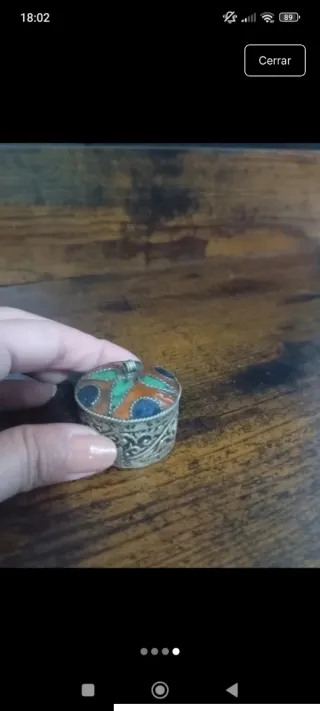 Cajita/Pastillero Vintage Marruecos