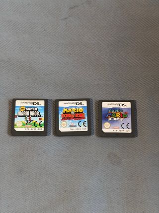 Pack de 3 juegos mario Nintendo ds